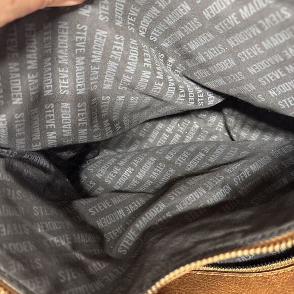 STEVE MADDEN Brown Vegan Satchel Bag - Picture 13 of 13